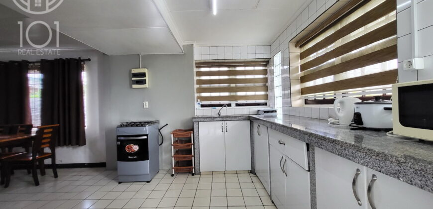 Furnished ground floor apartment